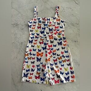 SHEIN Colorful Butterfly Print Romper